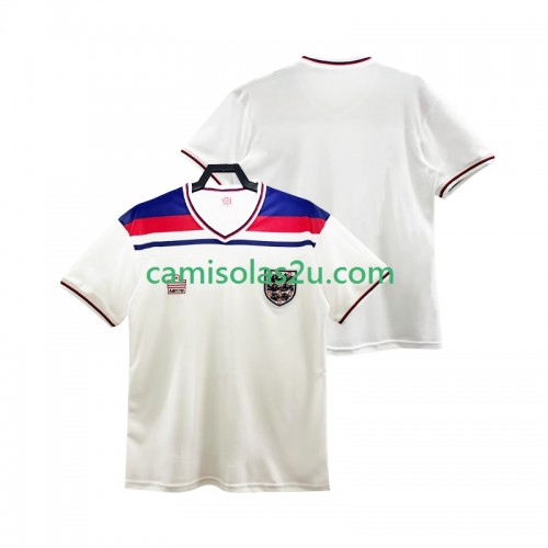 Camisolas de futebol Inglaterra 1982 Retro Equipamento Principal Manga Curta Camisolas de futebol Inglaterra 1982 Retro Equipamento Principal Manga Curta